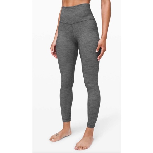 lululemon athletica Pants - Lululemon Align Pant II 25" Mini Heather Gray Size 10